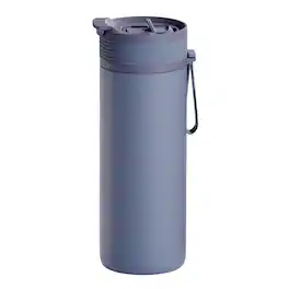 Asobu - 20-Oz Aspen Insulated Water Bottle - Slate Gray