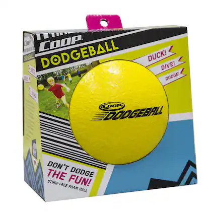 COOP DODGEBALL
DUCK! DIVE! DODGE!
DON'T DODGE THE FUN!
STING-FREE FOAM BALL