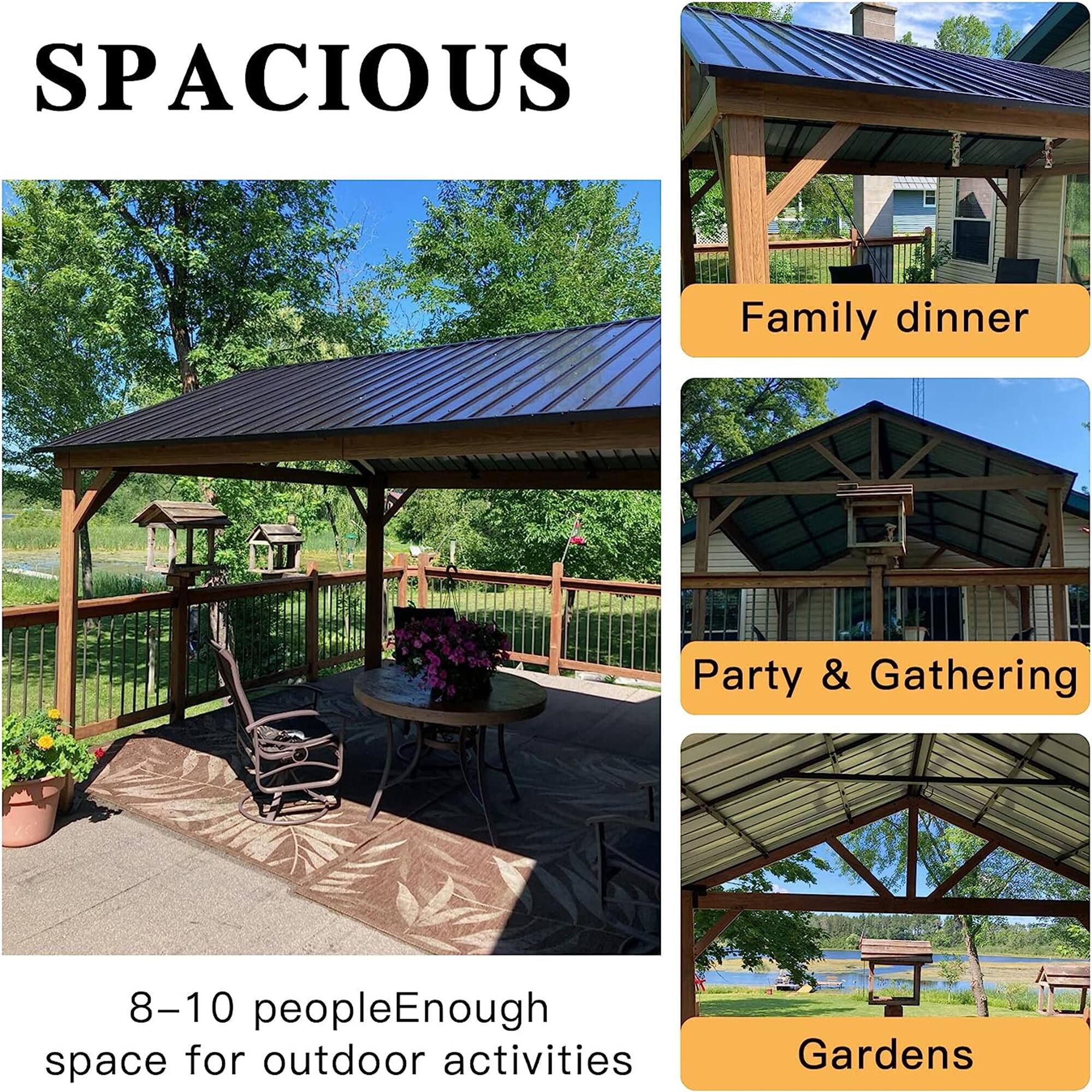 SPACIOUS

Family dinner  
Party & Gathering  
Gardens  

8–10 people  
Enough space for outdoor activities