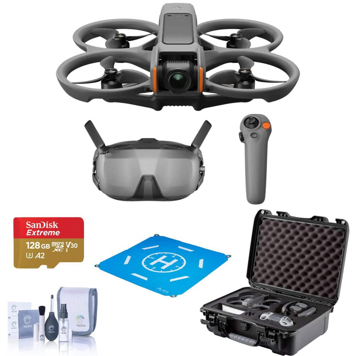 Bundle - DJI - Avata 2 Fly Smart Combo with 1 Battery with Nanuk Hard Case