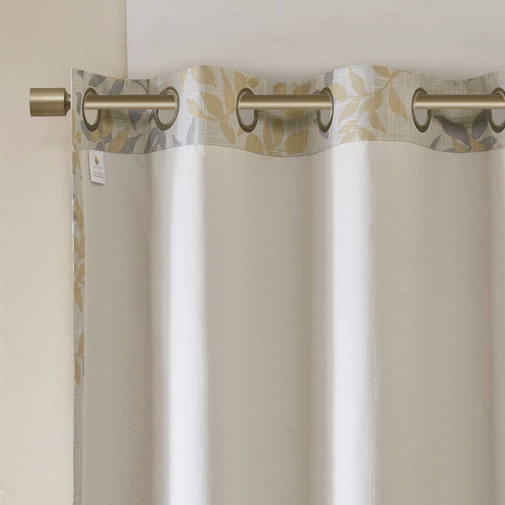 Alt View 5. BreeBe - Printed Botanical Blackout Curtain Panel(Only 1 Pc Panel) - Multicolor.