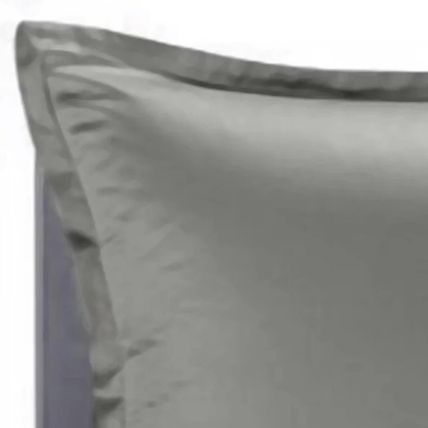 Alt View 2. Home Collection - Brielle Home 100% Premium 250 TC Modal Bedding Collection Sateen Duvet Cover 68" x 86" and One 20" x 26" Sham Twin Grey - Grey.