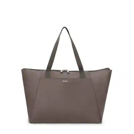 Front. TUMI - Voyageur Just In Case Medium Tote Bag - Mink.
