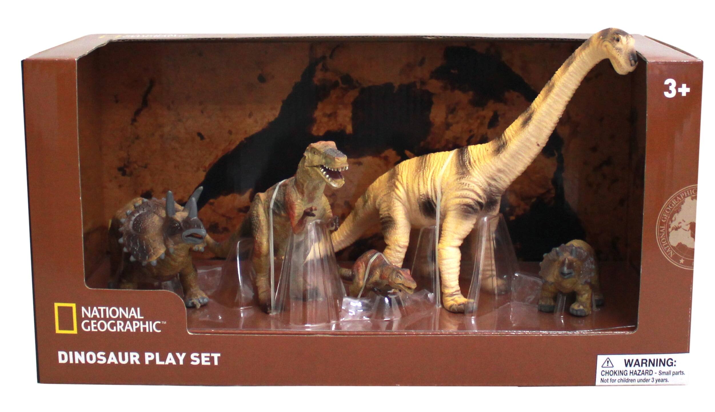 3+ NATIONAL GEOGRAPHIC DINOSAUR PLAY SET

WARNING: CHOKING HAZARD - Small parts. Not for children under 3 years.