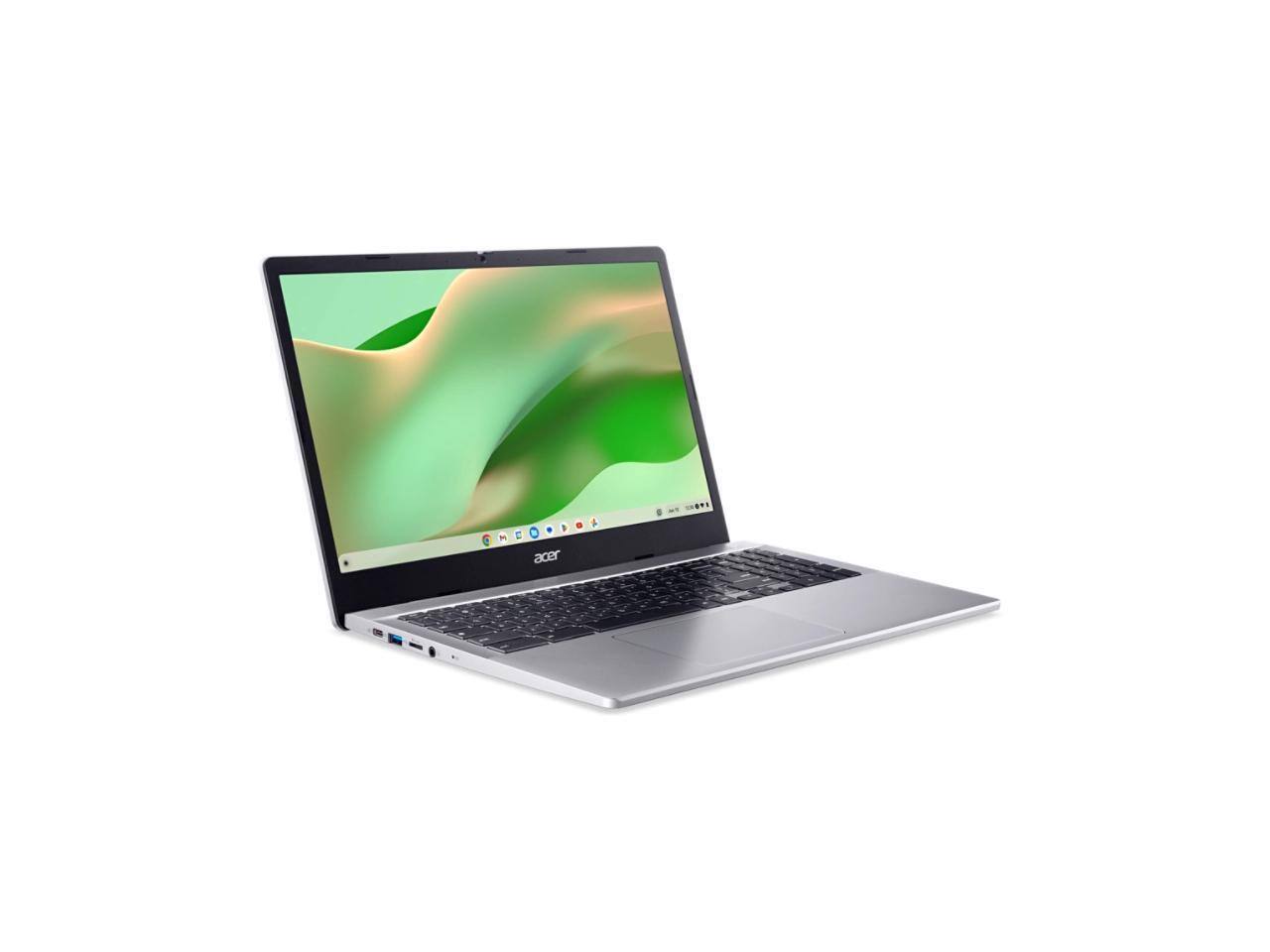 Alt View 1. Acer - Acer Chromebook 315 CB315-5HT-C66N 15.6" Touchscreen - Intel N100 - 8GB RAM - 64GB Storage - Silver - Silver.