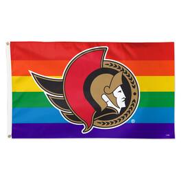 WinCraft - Ottawa Senators 3' x 5' Single-Sided Deluxe Team Pride Flag - Multicolor