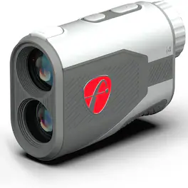 FlightScope - i4 Golf Laser Rangefinder with 6X Magnification and 1,000 Yard Range | Personalized Smart Gapping Club and Slope - Gray