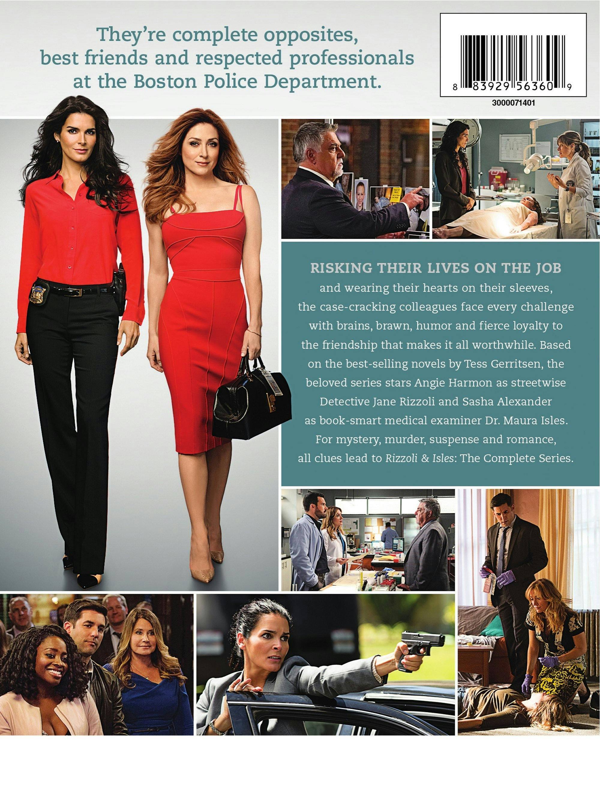 Angle. Rizzoli & Isles: The Complete Series (Box Set) [DVD].