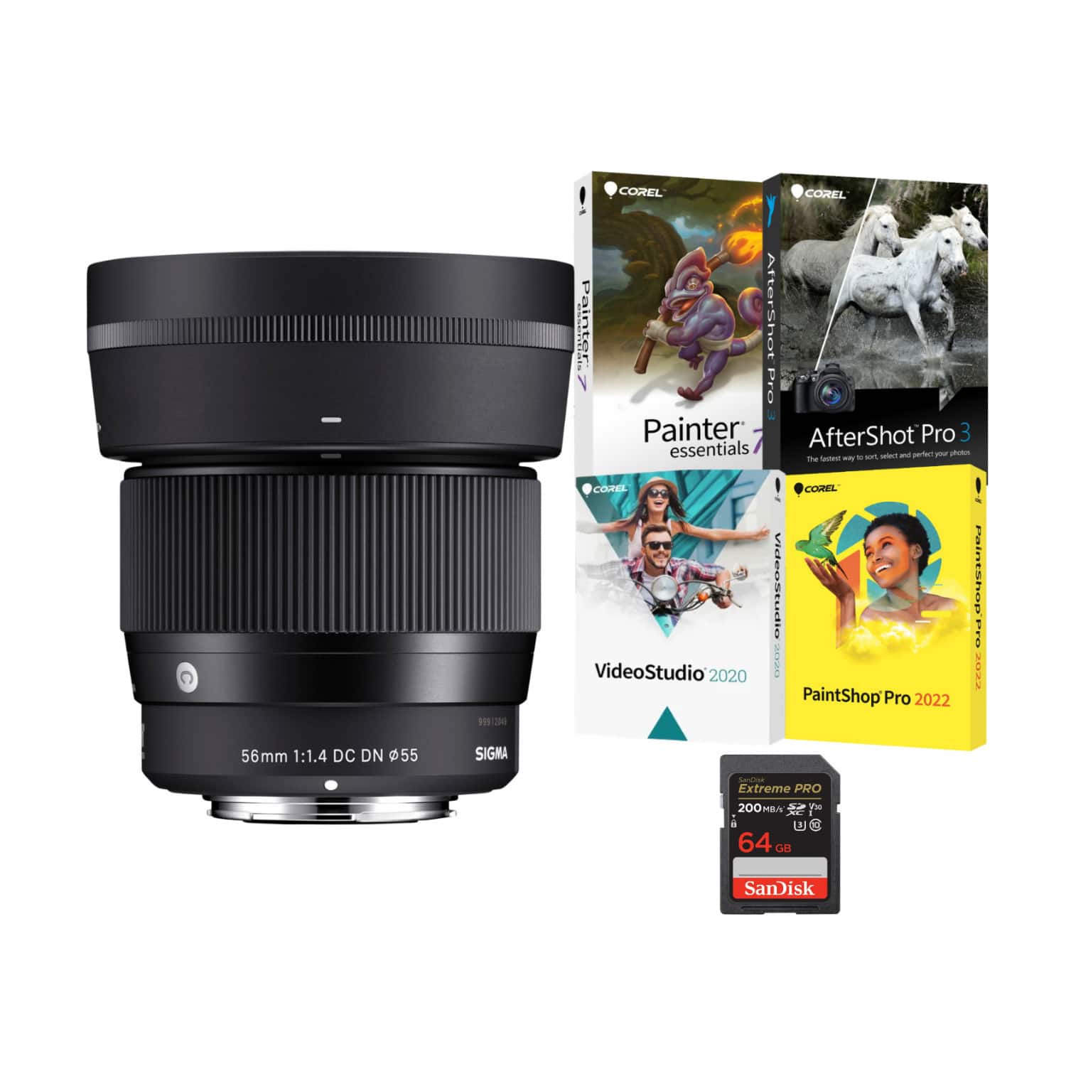 Sigma 56mm f/1.4 Contemporary DC DN Prime Lens (Sony E Mount