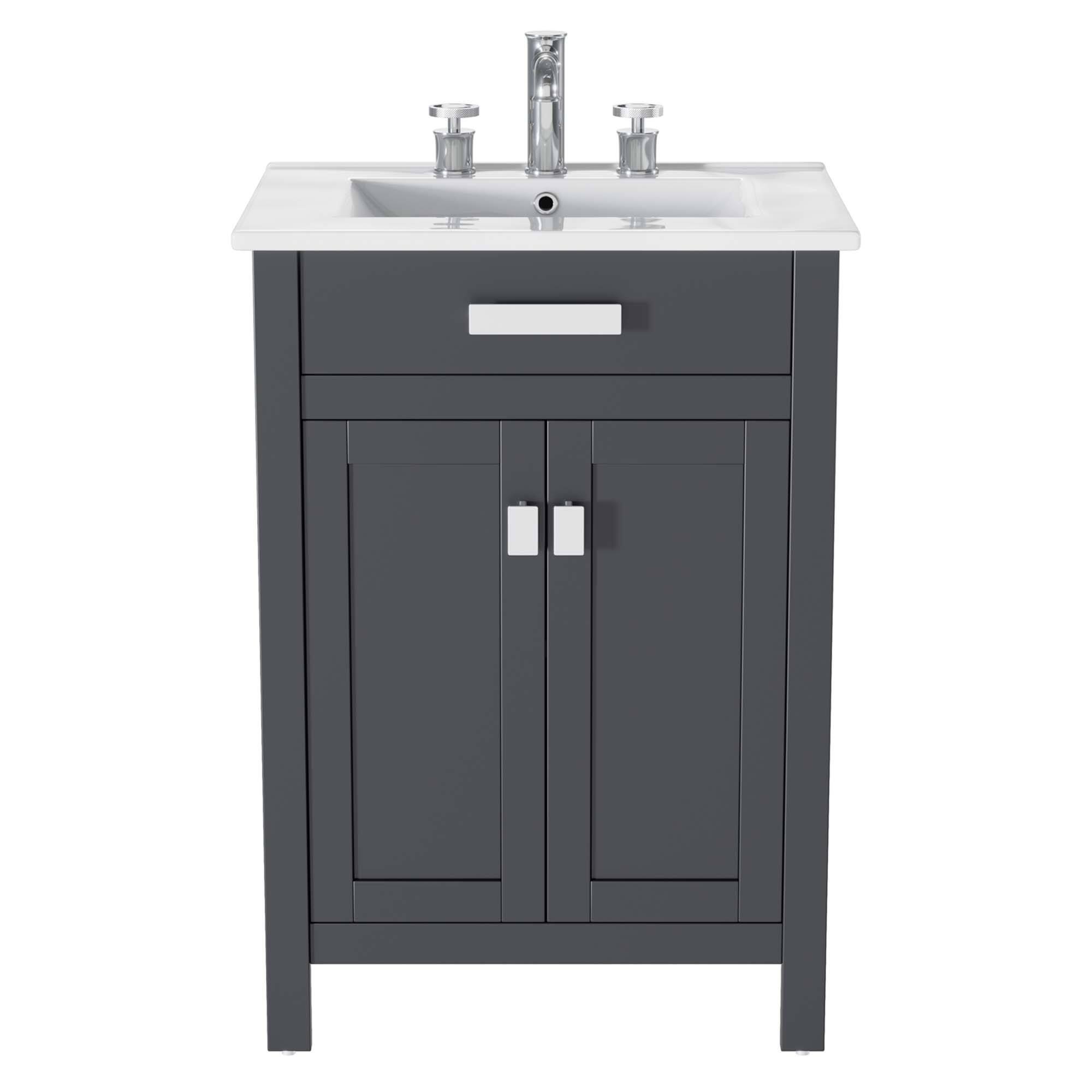Alt View 5. Modway - Laguna Bathroom Vanity Basin Included - Gray White.