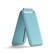 Front. Satechi - Magnetic MagSafe Wallet - Double Flap Stand, 4 Card Slots, NFC Pass-Through, for iPhone 17/16/15/14/13/12 - Light Blue.