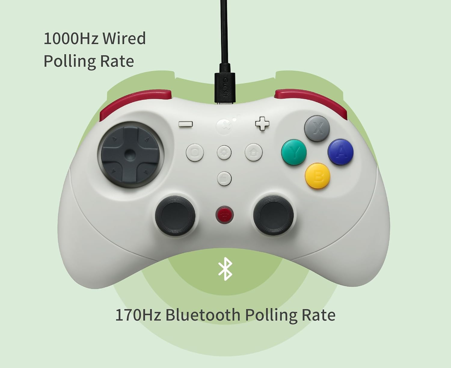 1000Hz Wired Polling Rate

170Hz Bluetooth Polling Rate