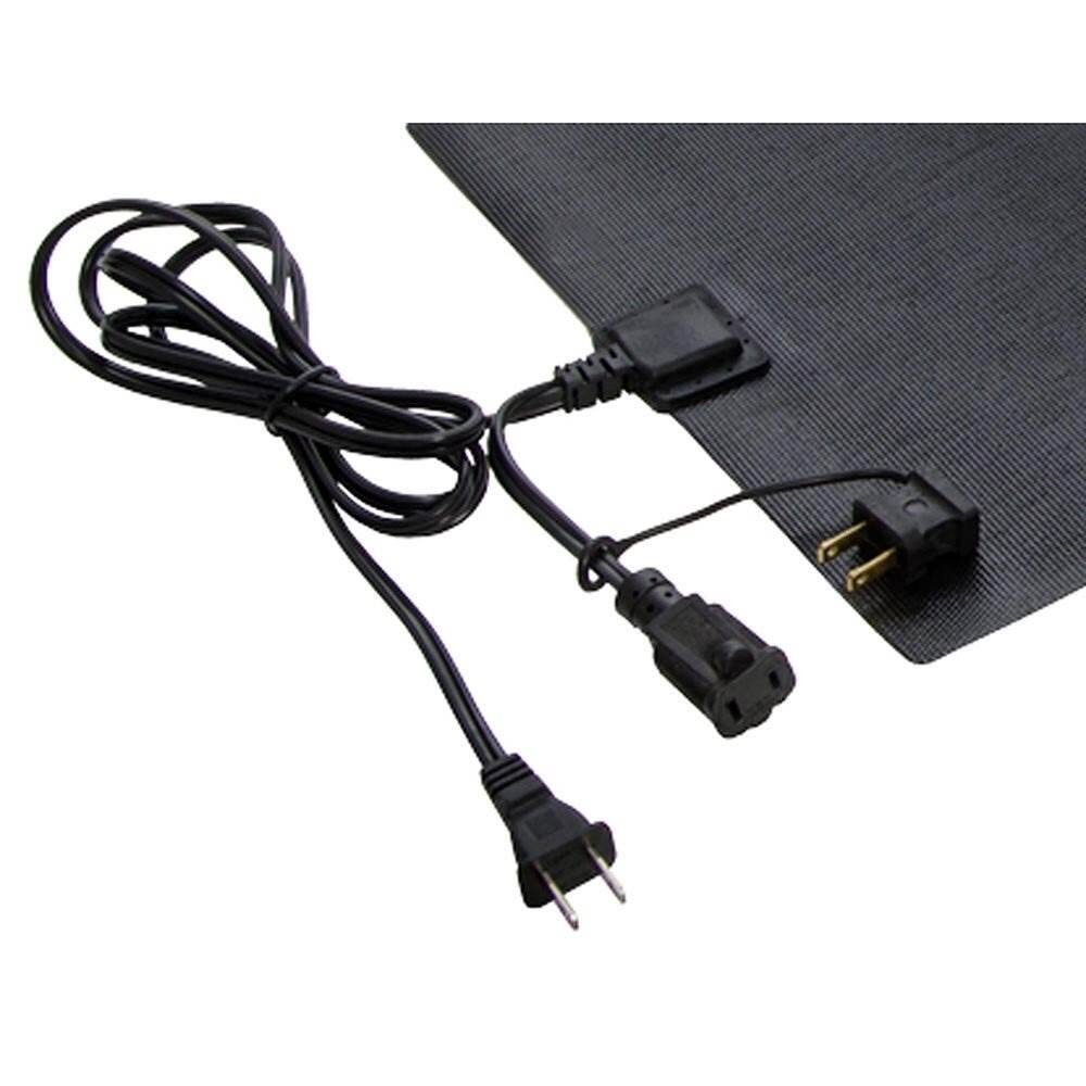 Alt View 1. Hydrofarm - Dirt Genius 19007 Hydroponic 12 x 48" 60 Watt Seed Start Propagation Heat Mat - Black.