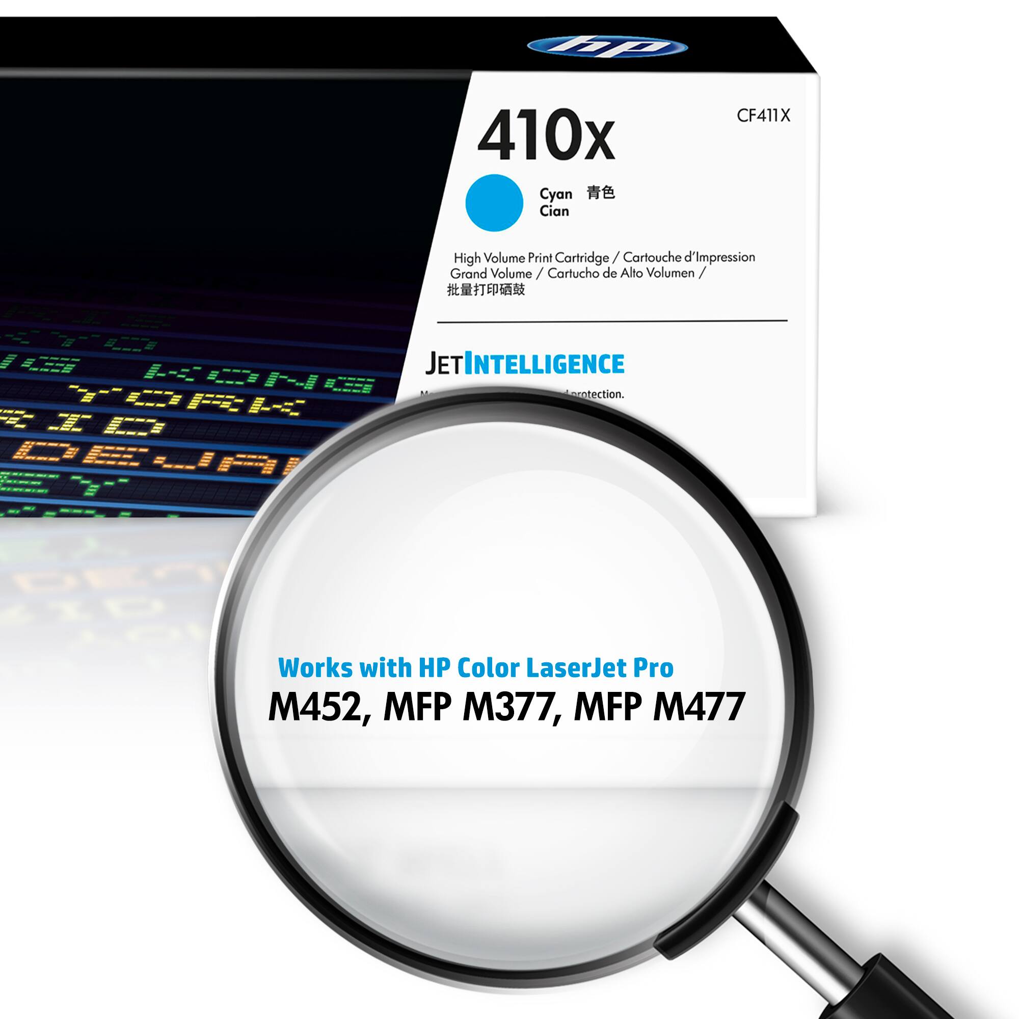 Alt View 1. HP - 410X High-Yield Toner Cartridge - Cyan.