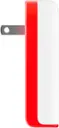 Alt View 1. Twelve South - PlugBug 50 USB-C - White/Red.
