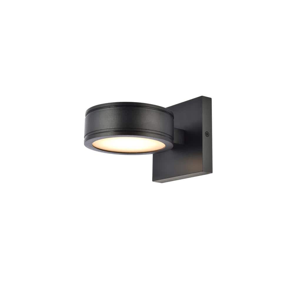 Living District - Raine Integrated LED wall sconce in - Black