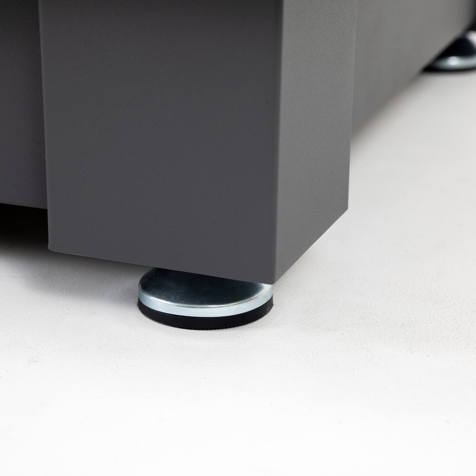 Alt View 1. PexFix - 60 in. Contemporary Rectangle Gas Fire Pit Table with Rain Cover – Stylish Heater for Modern Patios & Backyard Lounging - Grey.