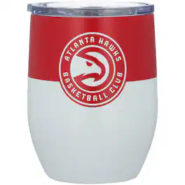 Logo Brands - Atlanta Hawks 16oz. Colorblock Stainless Steel Curved Tumbler - Multicolor