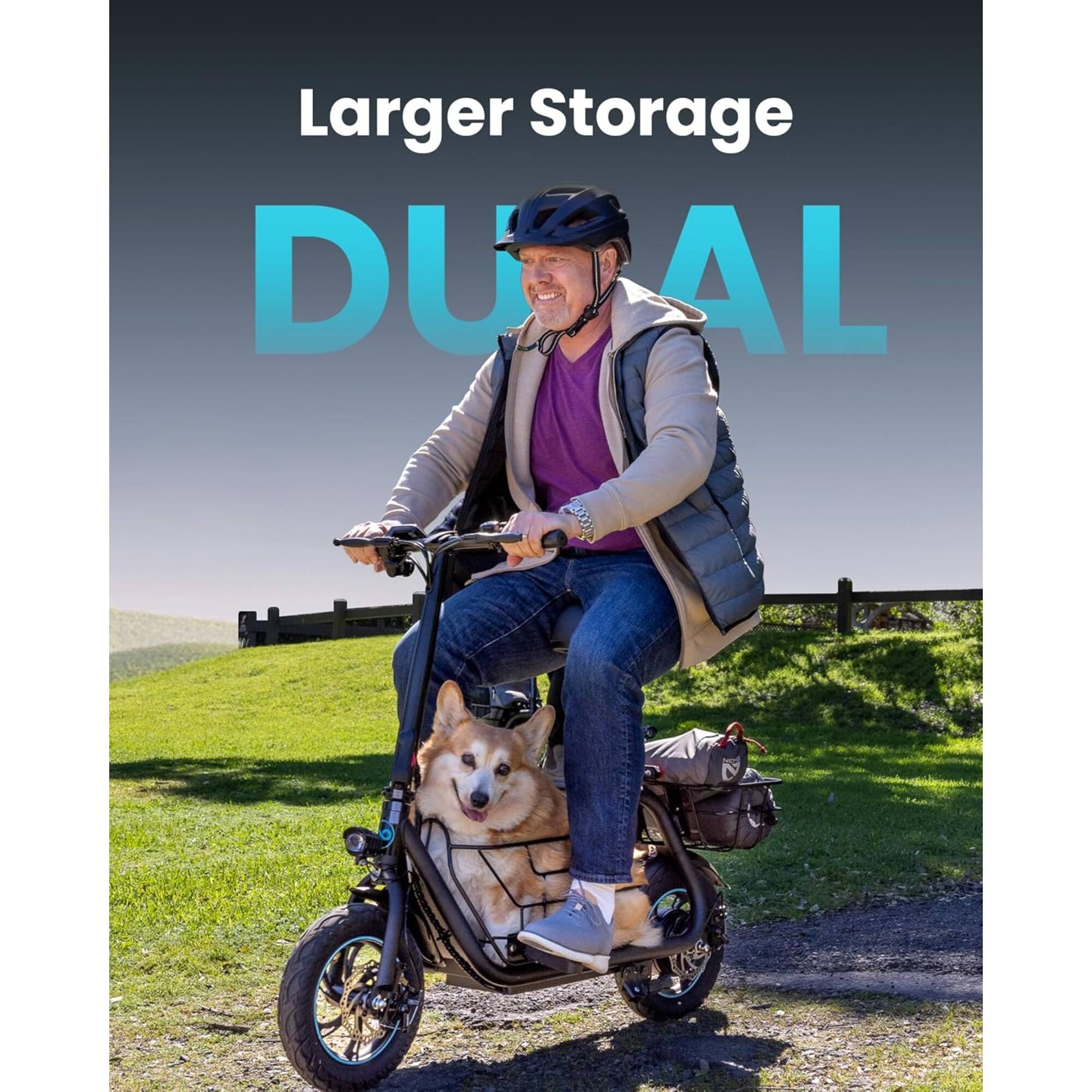 Larger Storage  
DUAL