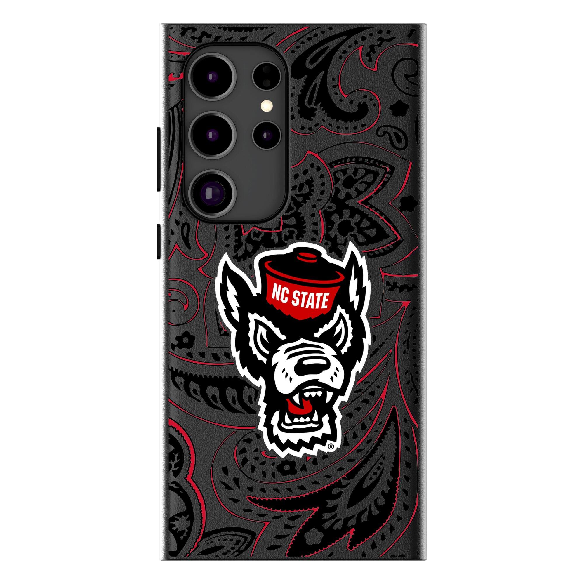Keyscaper - NCAA - NC State Wolfpack Paisley Galaxy Magnetic Bump Case - S25 - Black price history on PriceWatchPro