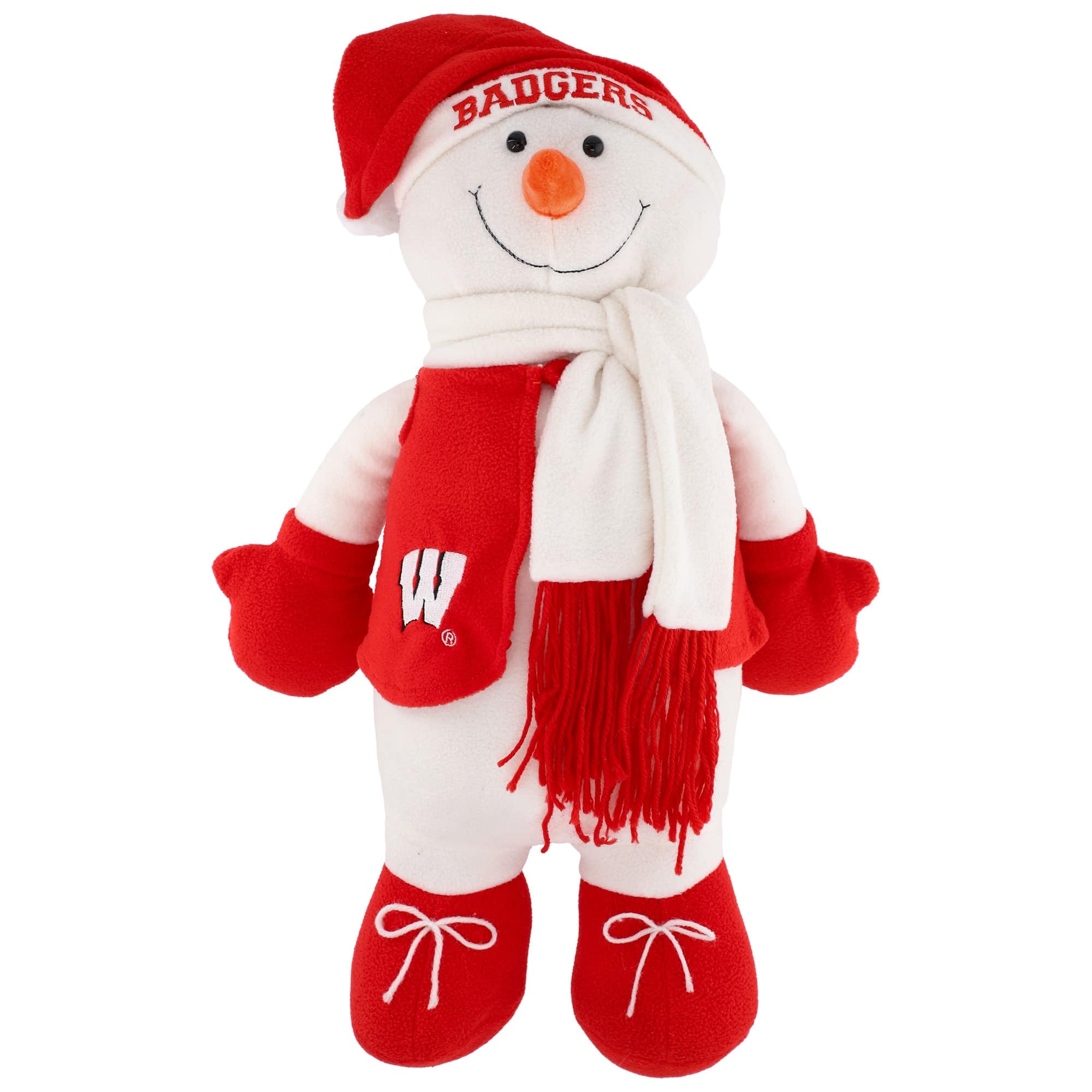 The Memory Company - Wisconsin Badgers 17" Frosty Snowman Mascot - Multicolor
