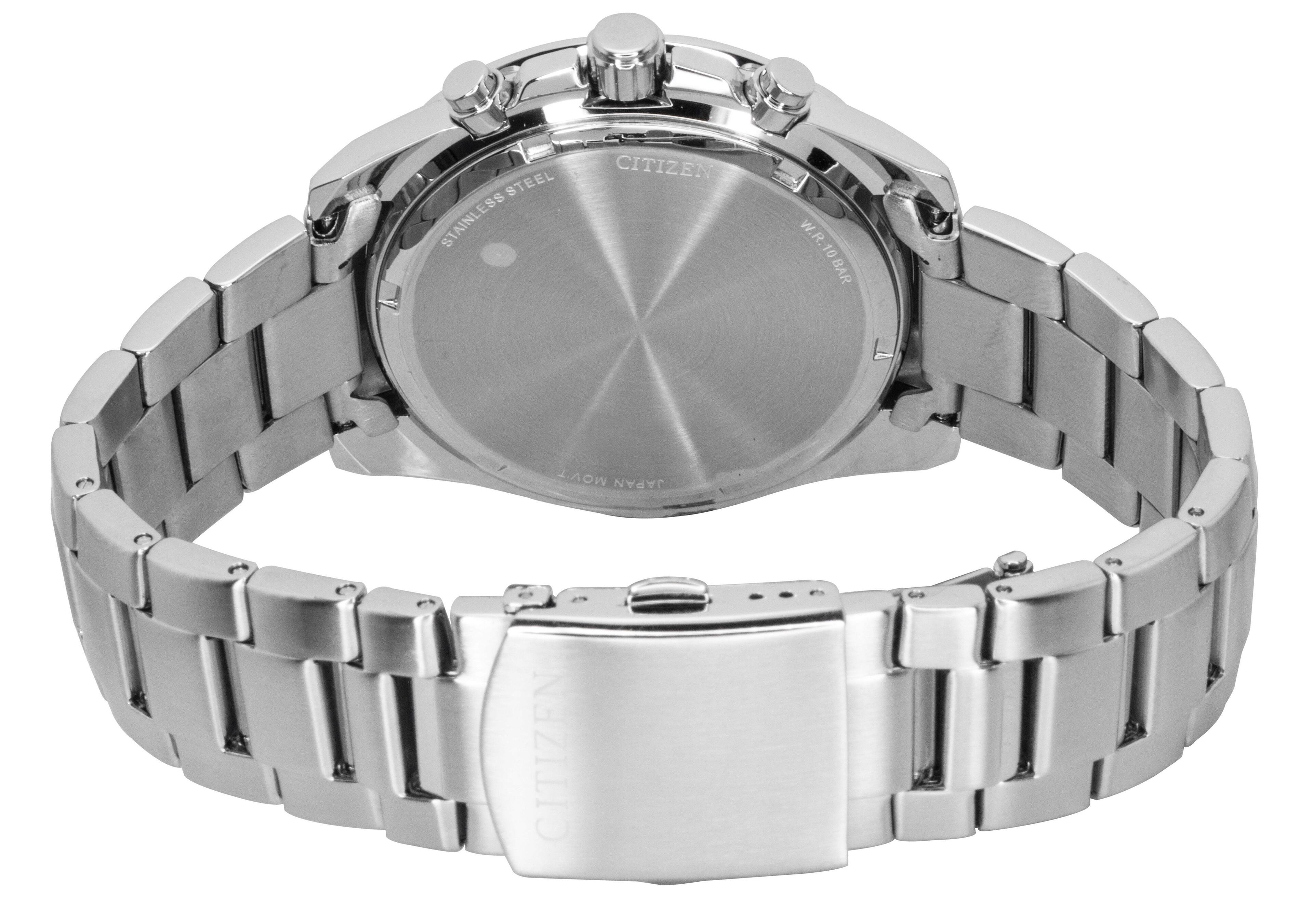STEEL STAINLESS  
CITIZEN  
W.R.10BAR  
MOV'T JAPAN  
CITIZEN