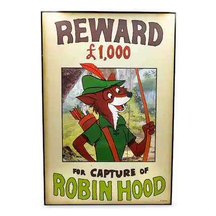 REWARD £1,000 FOR CAPTURE OF ROBIN HOOD