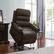 Alt View 17. ProLounger - Lameur Nubuck Power Recline and Lift Chair - Chocolate Brown.