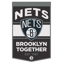 WinCraft - Brooklyn Nets 24" x 38" Primary Logo Banner - Multicolor
