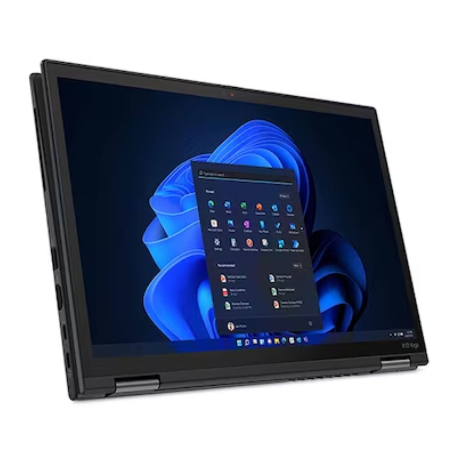 Alt View 4. Lenovo - ThinkPad X13 Yoga Gen 3 13.3" WUXGA Touch Intel Core i5-1245U 1.60 GHz up to 4.40 GHz 16GB 256 GB SSD Windows 11 Pro - Black.