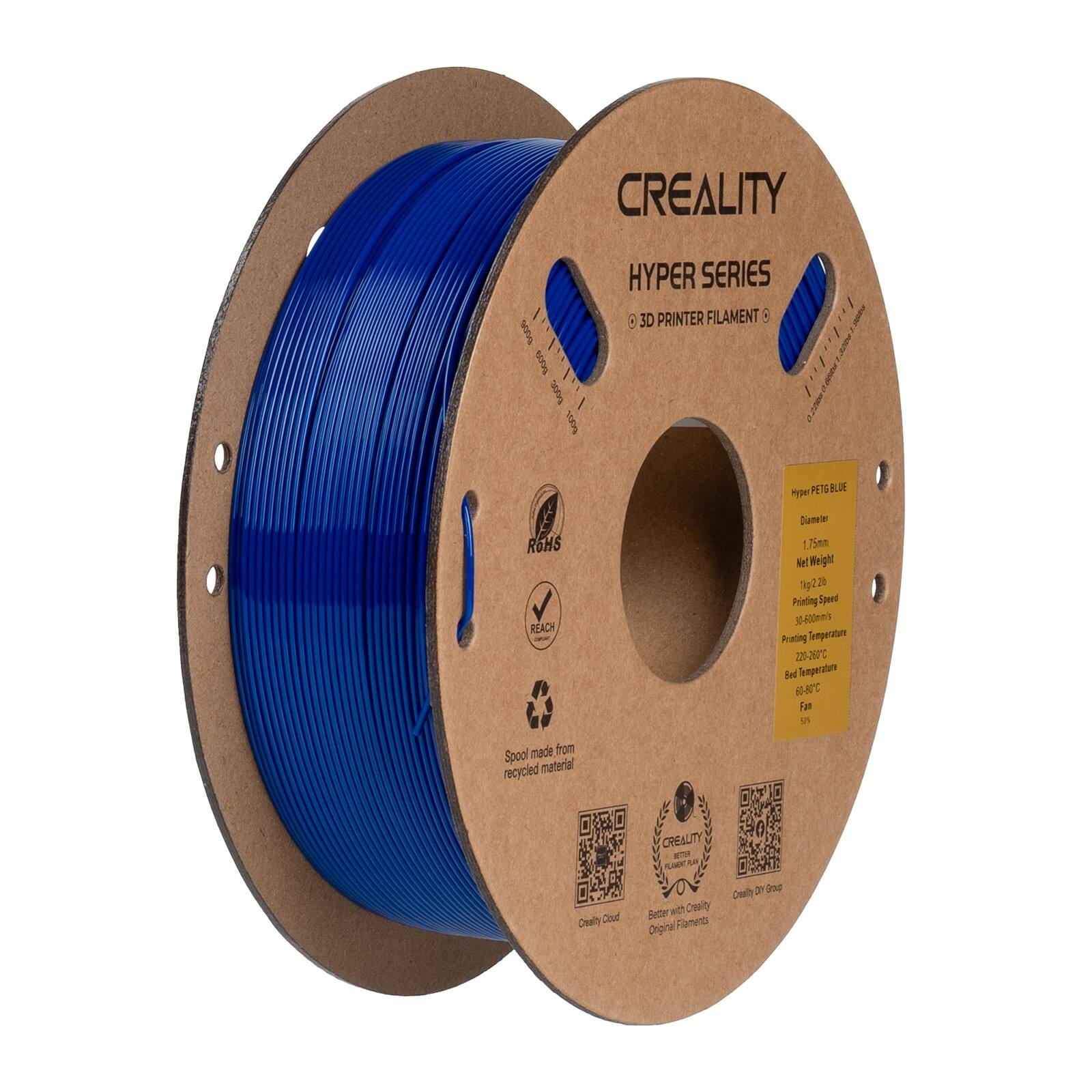 CREALITY Hyper Series 1.0 3D Printer Filament 1.75mm Type PETG 1.75mm Not Weight bp 29 Priating Speed 30-600mms Printing Temperature 120-125°C Ret 1 emperature 2 Tan. Made from recycled material. CREALITY Hyper Series 1.0 3D Printer Filament 1.75mm Type PETG 1.75mm Not Weight bp 29 Priating Speed 30-600mms Printing Temperature 120-125°C Ret 1 emperature 2 Tan. Made from recycled material. CREALITY Hyper Series 1.0 3D Printer Filament 1.75mm Type PETG 1.75mm Not Weight bp 29 Priating Speed 30-600mms Printing Temperature 120-125°C Ret 1 emperature 2 Tan. Made from recycled material.