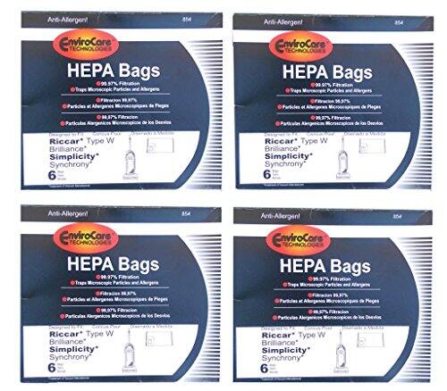 Ant-Allergen EnviroCore TECHNOLOGIES HEPA Bags 22.97% Filtration Traps - Alergencias 854 Anti-Allergen! EnviroCore TECHNOLOGIES HEPA Bags Traps 854 Particulas - Particulas de Pleges 99.97% Filtracion de loe Desvios Particulas de Pleges % Filtracion Microscopicas de lae Deevios Riccar Type W Brilliance* Simplicity Synchrony 6 Riccar Type W Brilliance Simplicity Synchrony 6 Allergent EnviroCore TECHNOLOGIES HEPA Bags 96.97% Filtration Traps Alergencias Particulas de Pleges 9.07% Particulas de Pleges 854 Anti-Allergen! EnviroCore TECHNOLOGIES HEPA Bags .97% Filtracion Traps Alergencias Particulas de Pleges Flracion Particulas & ke Deevios Riccar Type W Brilliance Simplicity Synchrony 6 Riccar Type W Brilliance Simplicity Synchron