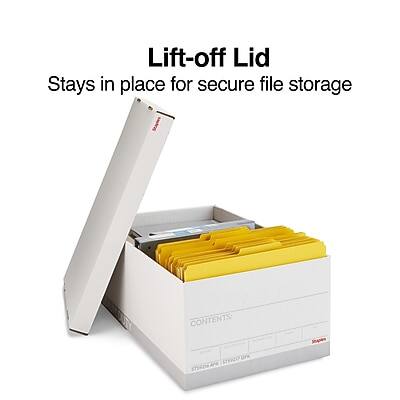 Lift-off Lid  
Stays in place for secure file storage  

CONTENTS:  
Sapien