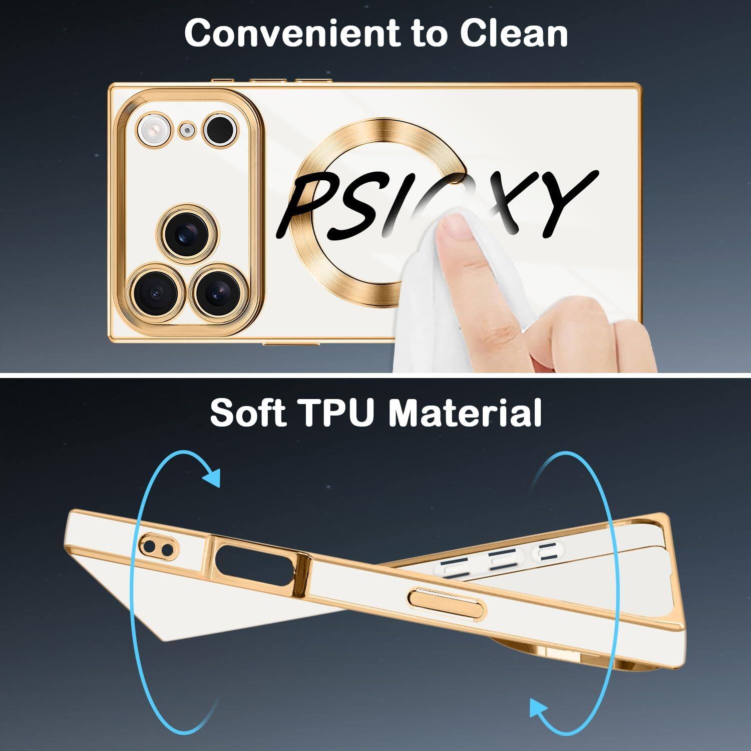 Convenient to Clean  
PSI XY  
Soft TPU Material
