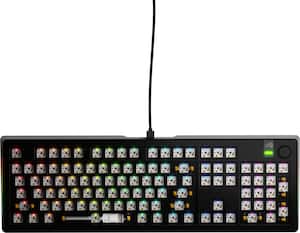 Glorious - GMMK 3 100% Barebones Wired Mechanical Gaming Keyboard with Modular Gasket System - Black