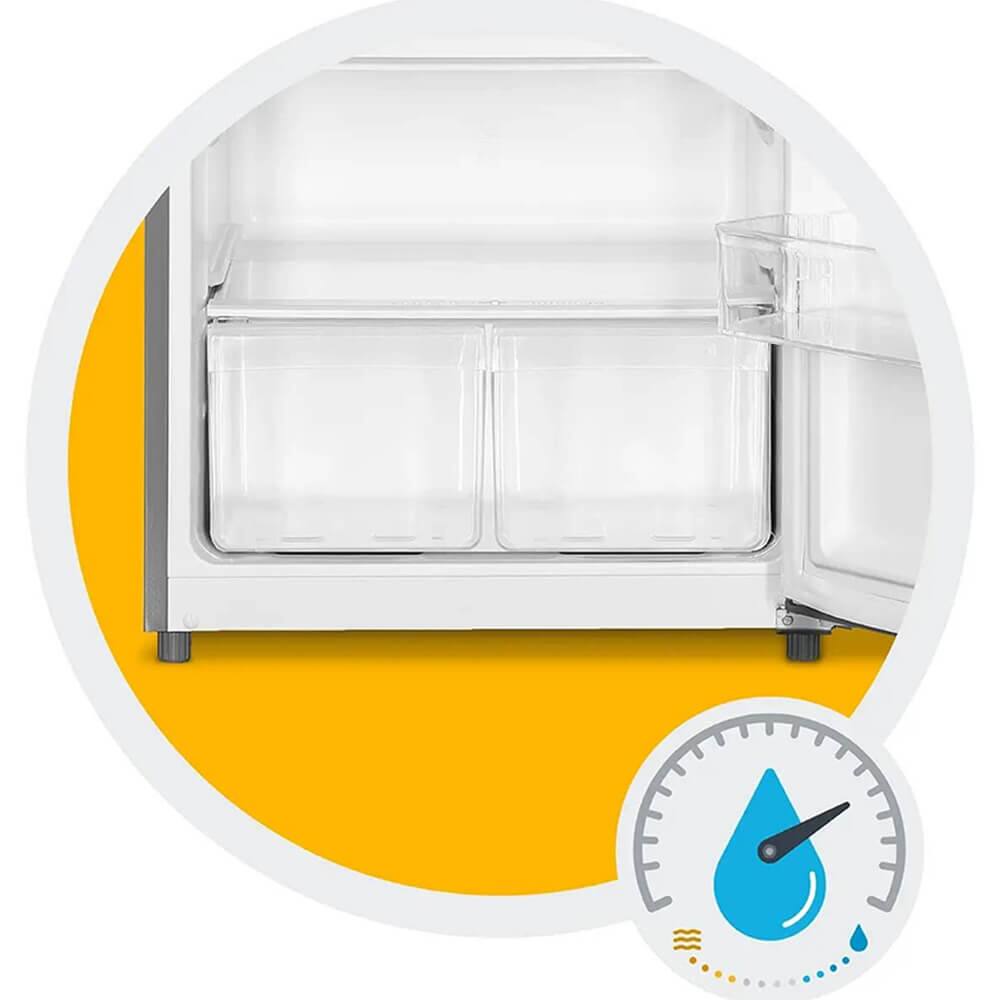 Alt View 2. Element Electronics - Element ERT21CSCW 20.5 Cu. Ft. White Top Freezer Refrigerator - White.