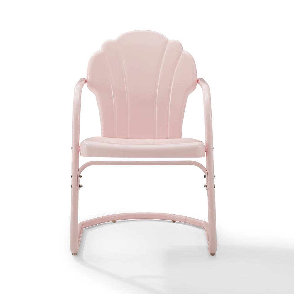 Alt View 2. Crosley Furniture - Tulip 2Pc Retro Outdoor Chair Set - 2 Chairs - Pastel Pink Gloss.