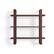 Angle. Burrow - Index Hardwood 3-Shelf Bookshelf - Walnut.
