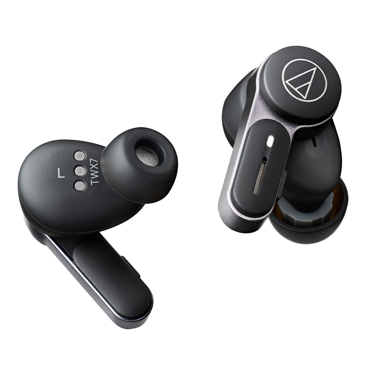 Audio-Technica - ATH-TWX7 Truly Wireless Earbuds - Black