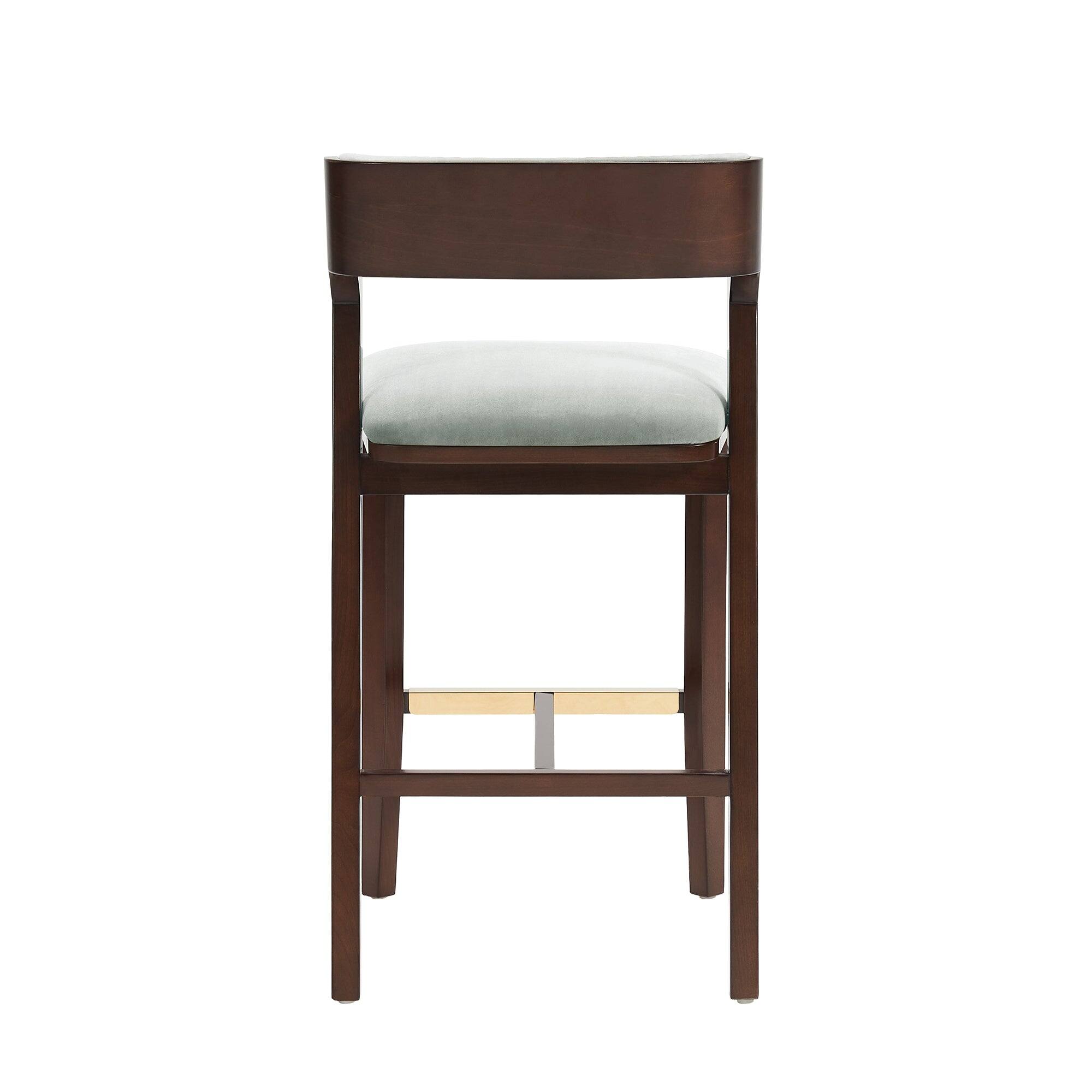 Alt View 4. Manhattan Comfort - Patricia Modern Wood Upholstered Barstool - Set of 3 - White Glacier.