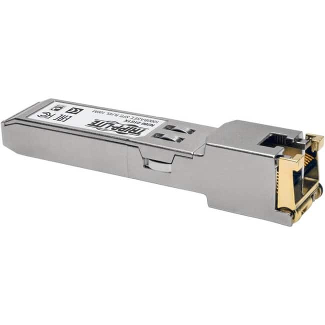 Eaton Tripp Lite Series Cisco-Compatible GLC-T SFP Mini Transceiver, 1000Base-TX Copper RJ45, Cat5e, Cat6, 328.08 ft - Unknown price history on PriceWatchPro