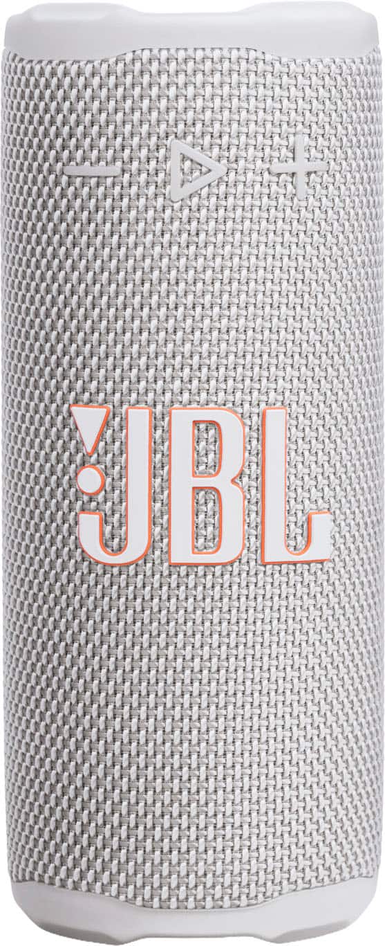 Front. JBL - Grip Portable Wireless Speaker with Built-In Light - 2025 - White.