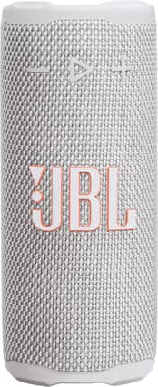 Front. JBL - Grip Portable Wireless Speaker with Built-In Light - 2025 - White.