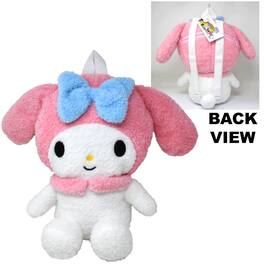Hello Kitty - My Melody 16" Chenille Plush Backpack for ages 3+ - Assorted Pre-Pack