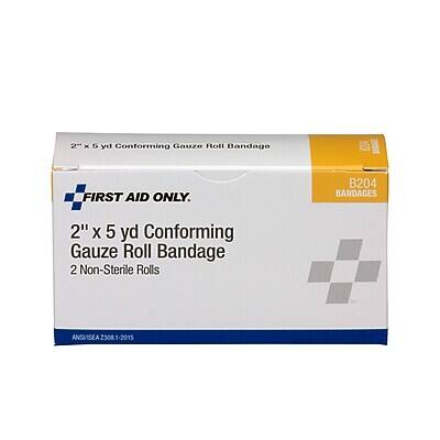 2" x 5 yd Conforming Gauze Roll Bandage  
FIRST AID ONLY  
2" x 5 yd Conforming Gauze Roll Bandage  
2 Non-Sterile Rolls  
ANSI/ISEA 2308.1-2015  
B204 BANDAGES