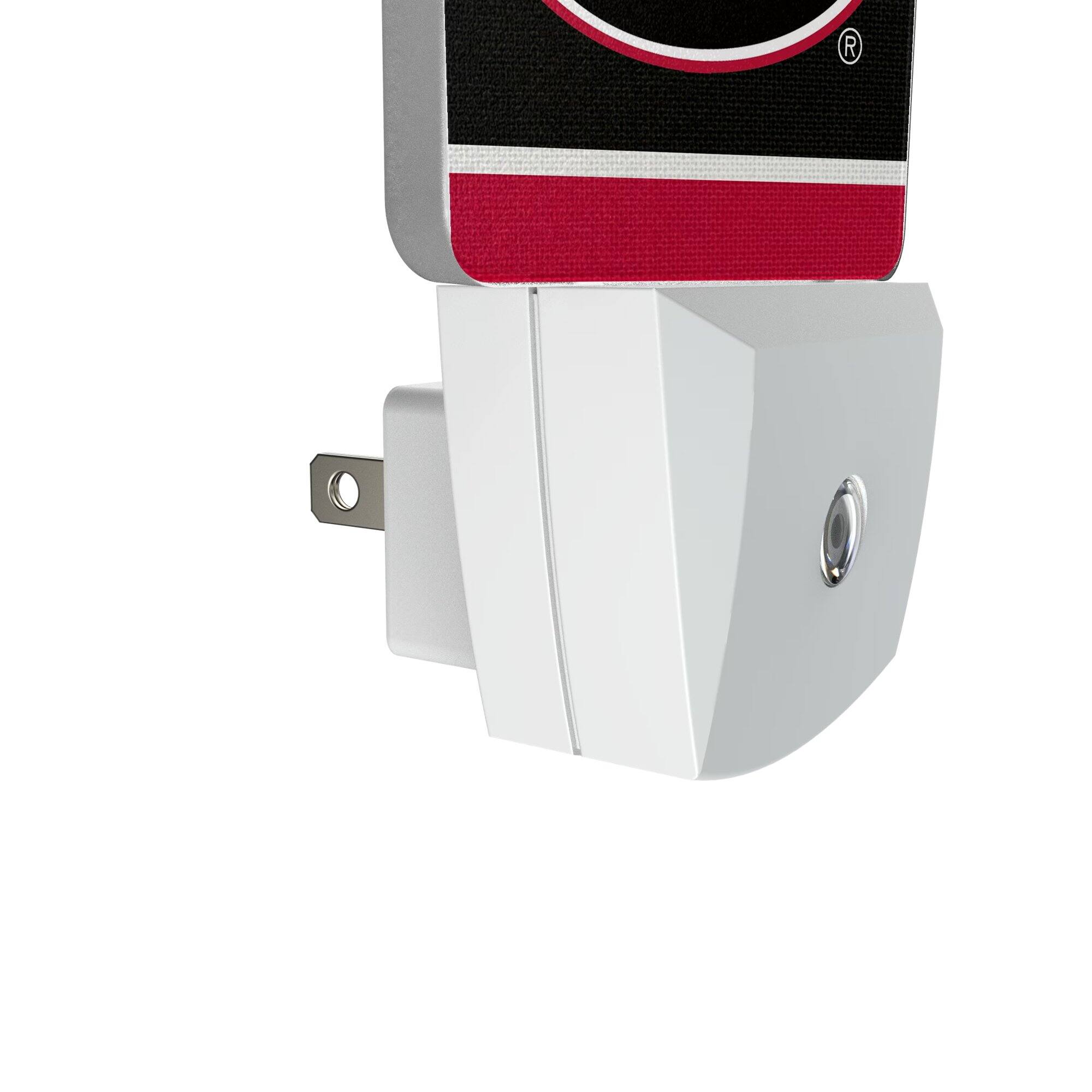 Alt View 2. Keyscaper - Georgia Bulldogs Stripe Design Nightlight 2-Pack - Multicolor.