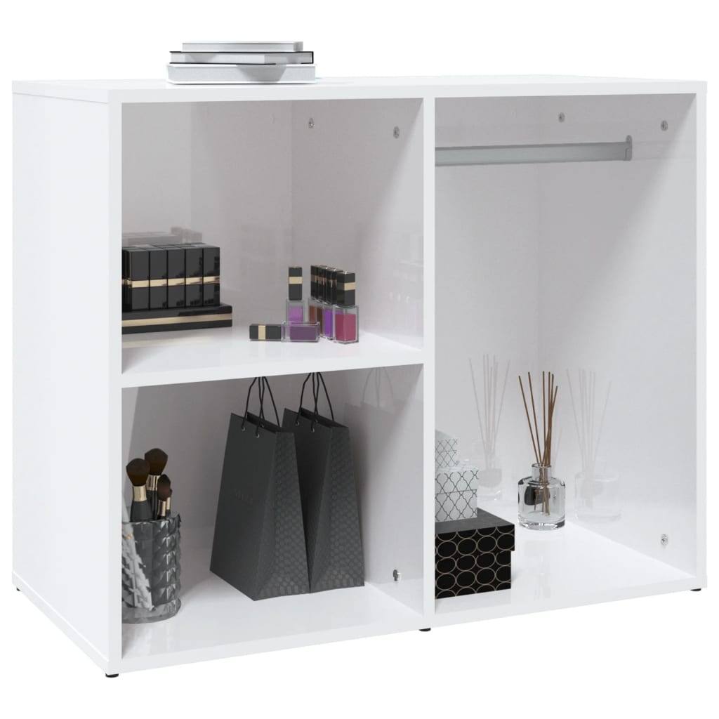 Alt View 4. Boyel Living - 31.5 in.W Modern High Gloss White Dressing Cabinet Engineered Wood Medium Storage - White.