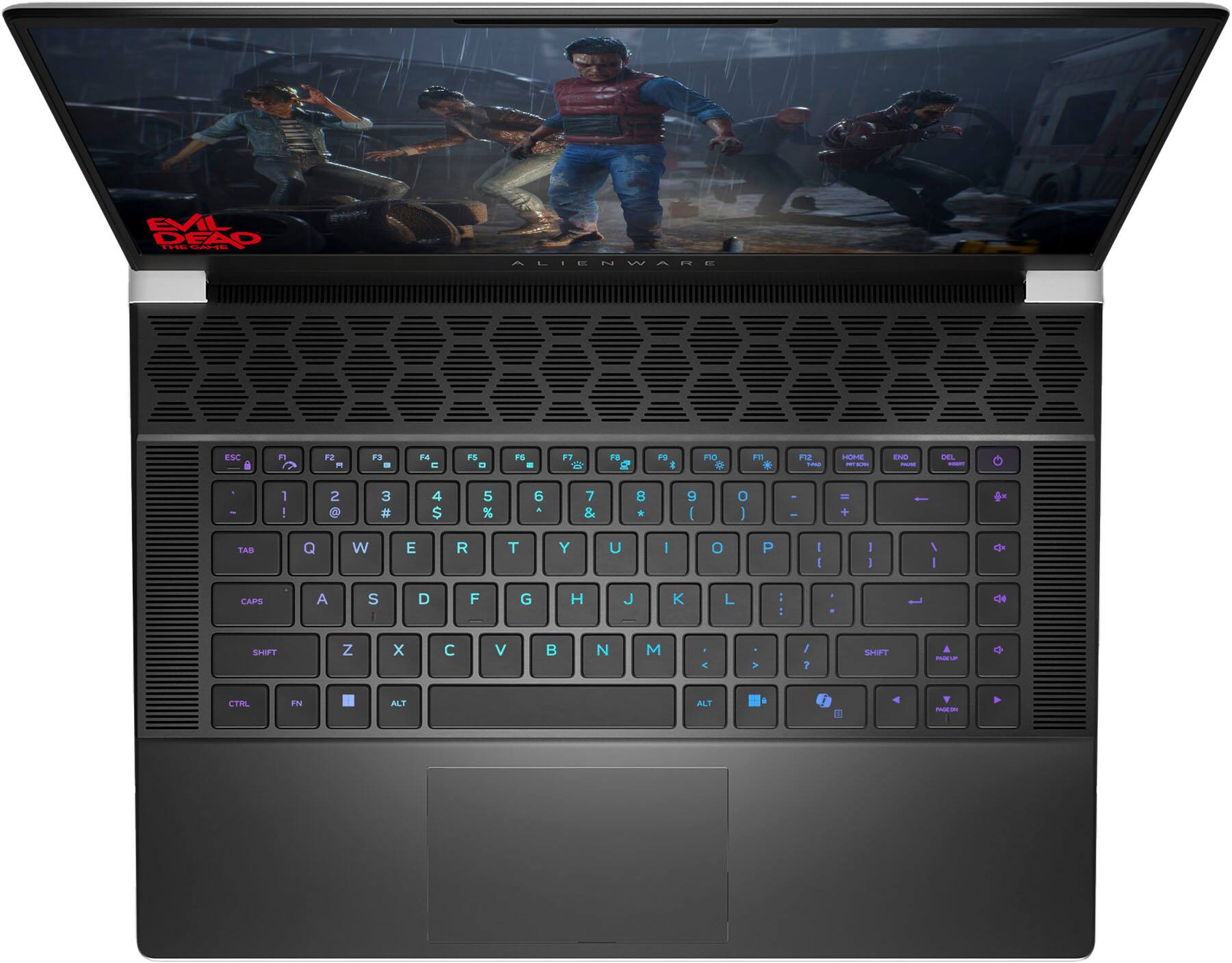 EVIL DEAD THE GAME ALIENWARE E17 F3 - P4 E FS O F6 F B FB A P3 1 1O a F FM i HON -  - LEL - 1 ! 2 8 3 # 4 $ 5 % 6 . 7 & B * 9 I o ) - I - TAB Q W E R T Y U - O P I I I I I G CAPS LOCK SHIFT Z x  V  N M V / ? SHIFT - CTRL FN ALT