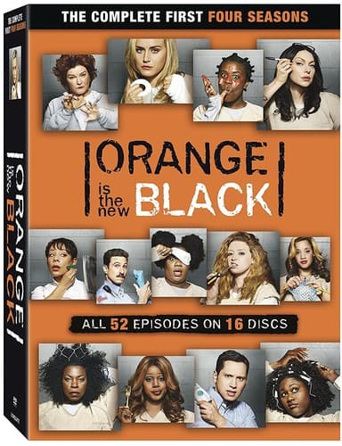 Front. Orange Is the New Black: The Complete First Four Seasons   - DVD.