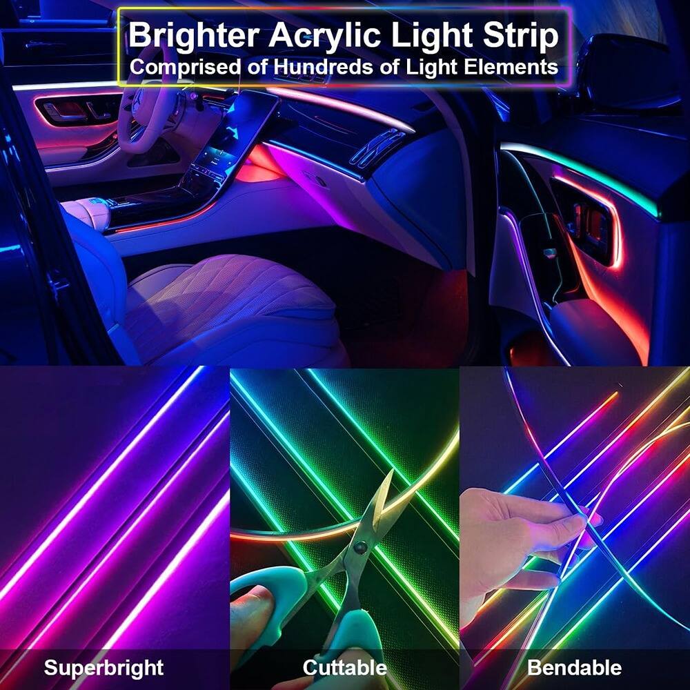 Brighter Acrylic Light Strip  
Comprised of Hundreds of Light Elements  

Superbright  
Cuttable  
Bendable